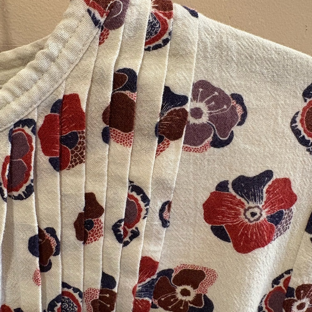 NWOT Madewell x Karen Walker Floral Fantasia Ruffled Cotton Midi Dress Women’s 6 - Picture 10 of 16